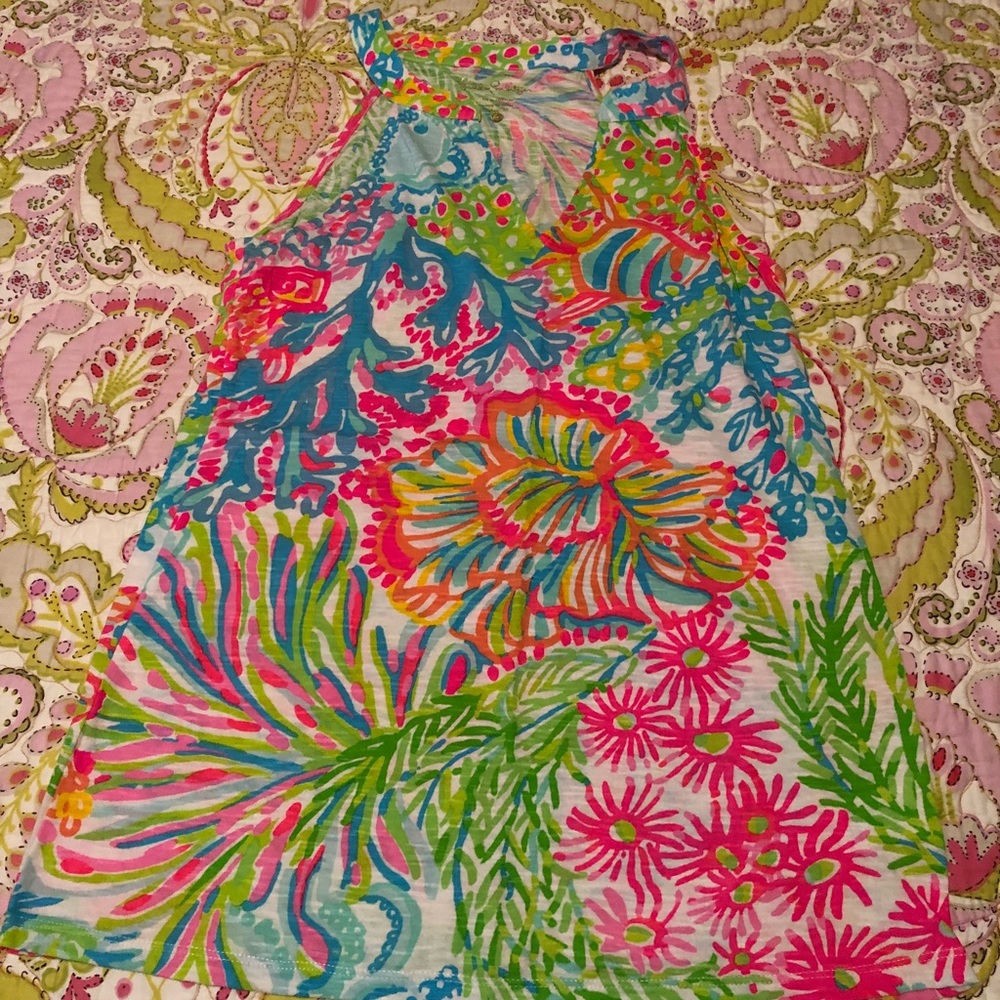 NWOT Lilly Pulitzer Arya Tank in Lovers Coral